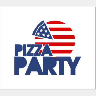 Pizza Political Party Posters and Art